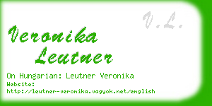 veronika leutner business card